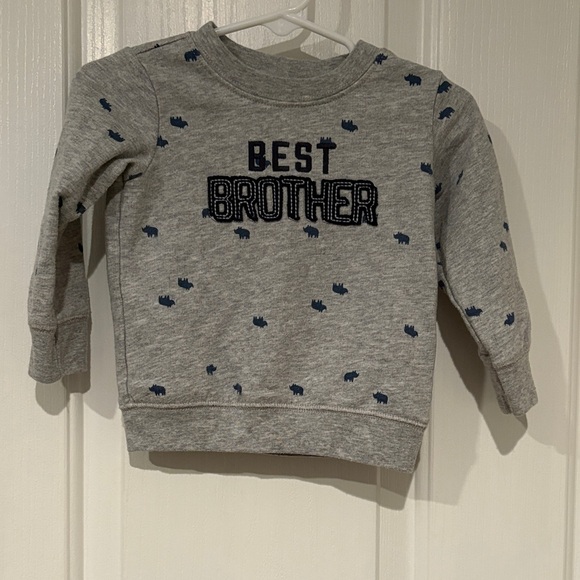 Other - Kids Gray 'Best Brother' Sweatshirt